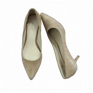 Coach Nude Suede High Heel Pointed Pumps Women's Size 8